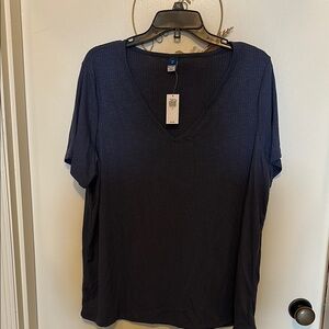 Old Navy Dark Blue Short Sleeve Tee
